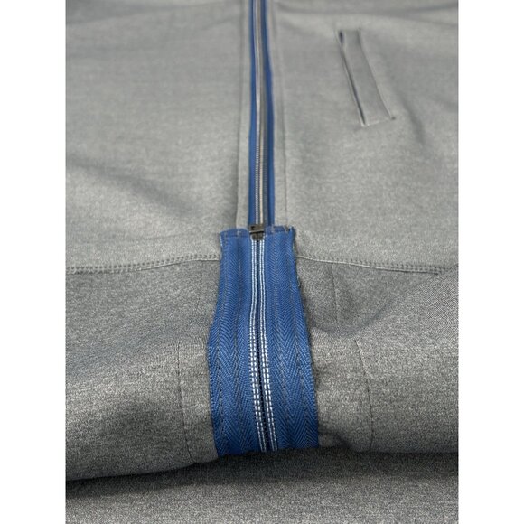Untuckit Dashwood Full Zip Men’s Large Grey Stretch Performance Jacket Golf - Picture 8 of 15